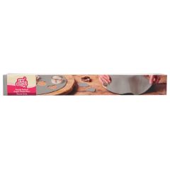 FunCakes Ready Rolled Sugar Paste Disc Stone Grey