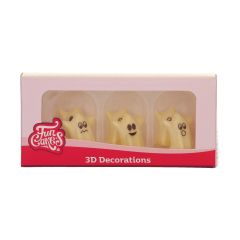 FunCakes Schokoladendekorationen 3D Geister Set/6