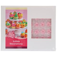 FunCakes Bulk Sugar Decorations Flower Mix Pink pk/288