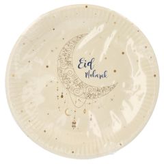 Folat Paper Plates Eid Mubarak 23cm pk/8
