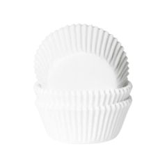House of Marie Baking Cups White Small pk/48