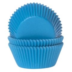 House of Marie Baking Cups Cyan blue pk/48
