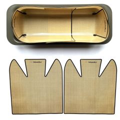 De KeukenBij Silicone Reusable Baking Paper Loaf Tin 18 to 31cm