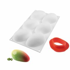 Silikomart Silicone Mould Mango with Cutter 9,3x5,7x4,2cm