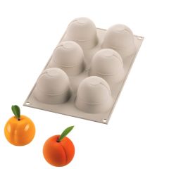 Silikomart Silicone Mould Peach Ø6,2x5,5cm