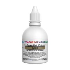 Sugarflair Airbrush Colouring Gold - E171 Free 60ml