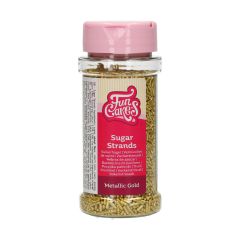 FunCakes Sugar Strands Metallic Gold 80 g