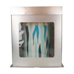 FunCakes Tall Cake Box 21 x 21 x 23,5 cm - Silber