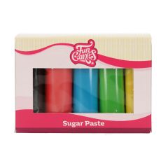 FunCakes Pasta di Zucchero Multipack Essential Colours 5x100