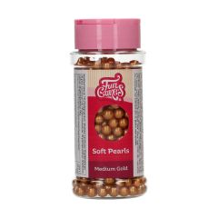 FunCakes Perles au cœur tendre Medium Or 60 g
