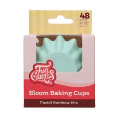 FunCakes Bloom Baking Cups Pastel Rainbow Mix pk/48
