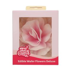 FunCakes Flores de Papel Comestibles Deluxe Rosa Pastella Rosa Ómbre Grande pk/1