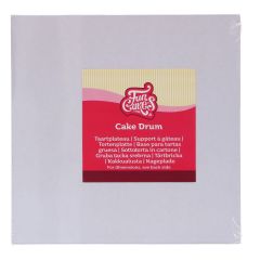 FunCakes Cake Drum Square White 35 cm
