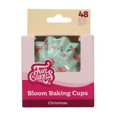 FunCakes Bloom Baking Cups Christmas pk/48