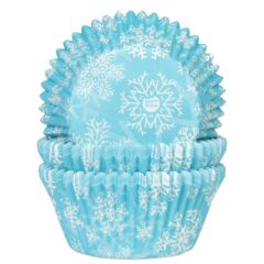 House of Marie Tazze da forno neve cristallo blu pk/50