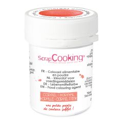 ScrapCooking Artificial Powder Food Colour 5g Coral