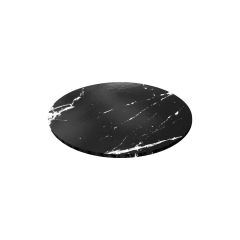 Simply Making Matt Masonite Board Round Black Marble 20 cm
