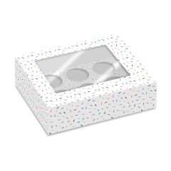 Simply Making Cupcake Box 6 - pk/2 - Sprinkles 