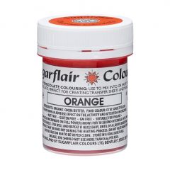 Sugarflair Colore cioccolato arancione 35g