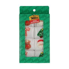 Wilton Sugar Decorations Merry Christmas set/8