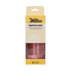 Wilton Muffin Cups Rose pk/50