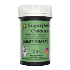 Sugarflair Paste Colour MINT GREEN 25g
