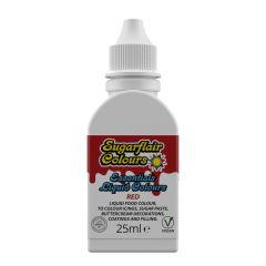 Sugarflair Liquid Colour Red 25ml