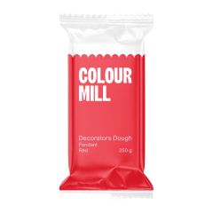 Colour Mill Sugar Paste Decorators Dough Red 250g