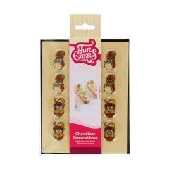 FunCakes Decorazioni di Cioccolato Sint 3,8 cm pk/12