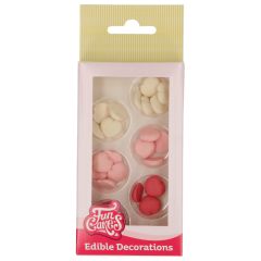 FunCakes Sugar Paste Decorations Hearts Small Assorti set/30