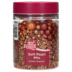FunCakes Soft Pearls Mix Golden Passion 80g