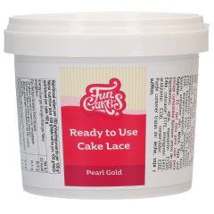FunCakes Cake Lace Ready to Use Pearl Gold 200 g