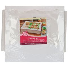 FunCakes Cupcake Box White 12 pk/3