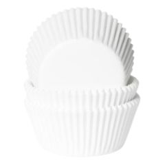 House of Marie Mini Baking Cups White pk/500