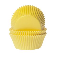 House of Marie Mini Baking Cups Yellow pk/60