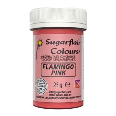 Sugarflair Paste Colour FLAMINGO PINK, 25g