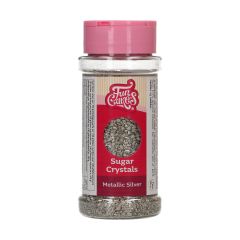 FunCakes Sugar Crystals Metallic Silver 80g
