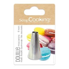 Scrapcooking Punta de acero inoxidable para macaron Ø9mm