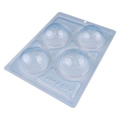 BWB Schokoladenform 3-teilig - Bonbon Fußball 65mm