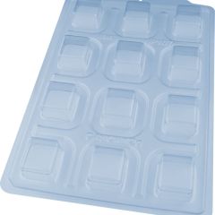 BWB Stampo per Cioccolato 3 pezzi - Cubo di Bonbon Piccolo 