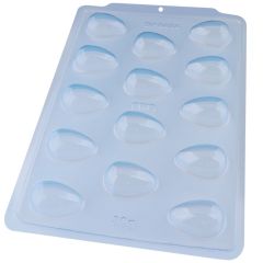 BWB Chocolate Mould 3 part Smooth Mini Egg 14 Cavity