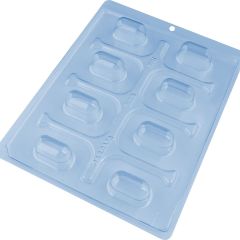 BWB Chocolate para Molde de 3 Piezas - Mini trufa alargada