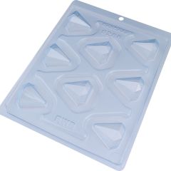 BWB Schokolade Form 3-teilig - Bonbon Diamant