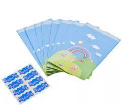 Dr. Oetker Peppa Pig - Geschenktüten und Aufkleber aus Papier pc/8