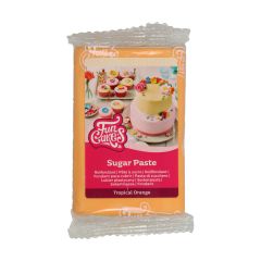 FunCakes Sugar Paste Tropical Orange 250 g
