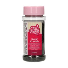 FunCakes Suikerkristallen Zwart 80 g