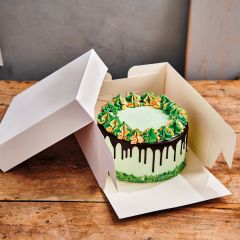 FunCakes Boîte à Gâteaux Blanc 40x40x15 cm pk/12