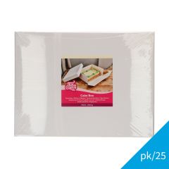 FunCakes Boîte à Gâteaux Blanc 40x30x15 cm pk/25