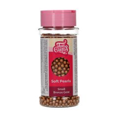 FunCakes Soft Pearls Klein Brons Goud 70 g