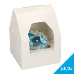 FunCakes Boîte à Cupcakes 1 - Blanc pk/25